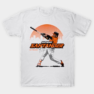 Anthony Santander Baltimore Skyline T-Shirt